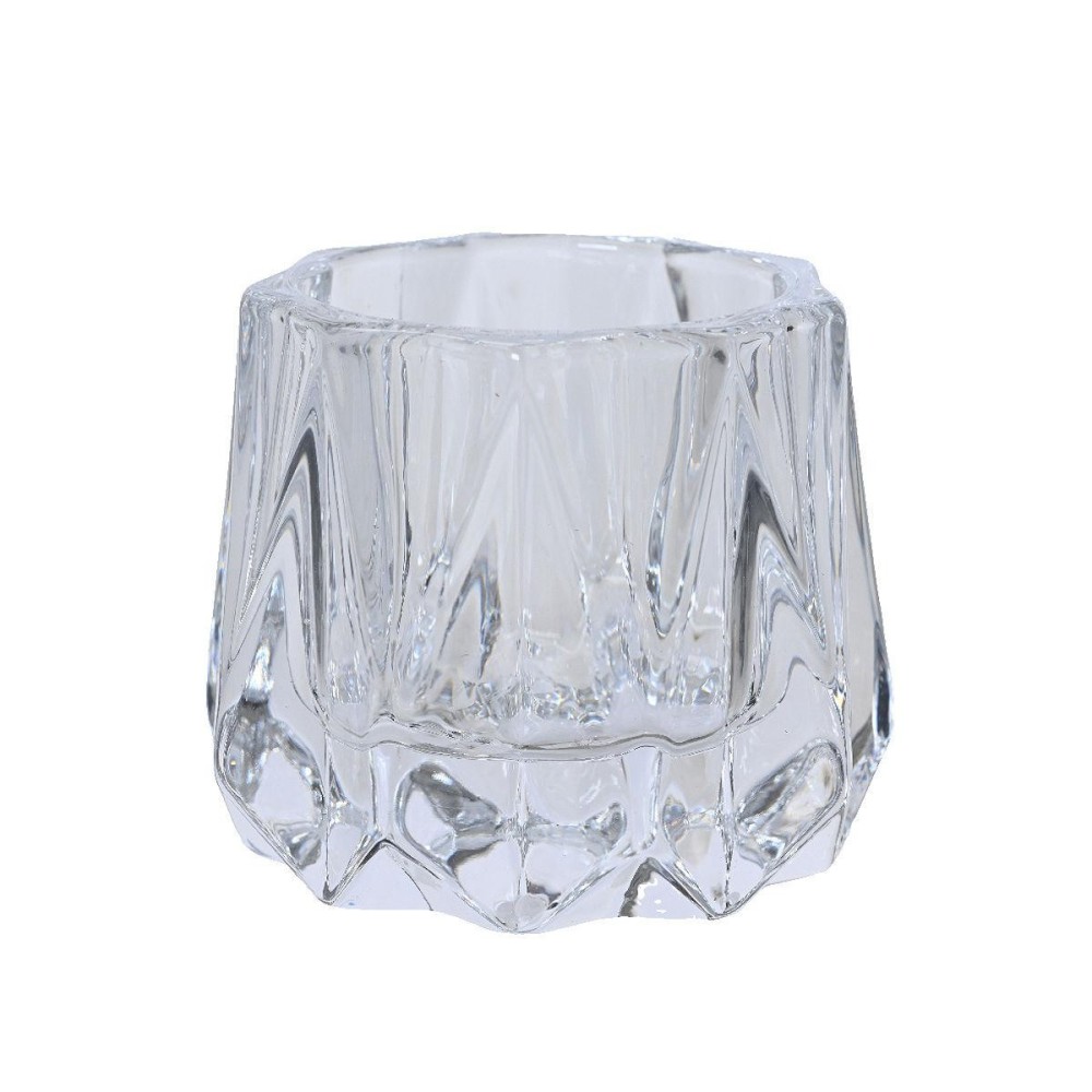 PORTACANDELA D.6 H.5 VETRO